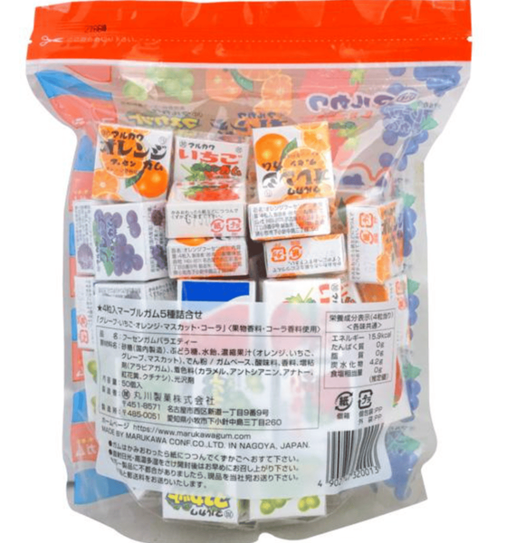 Набір жувальних гумок Marukawa Bubble Gum Assort Pack 50 шт х 40г 9891 фото