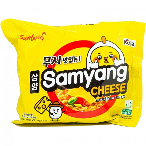 Лапша быстрого приготовления Samyang Cheese Ramen 120 g 5754 фото