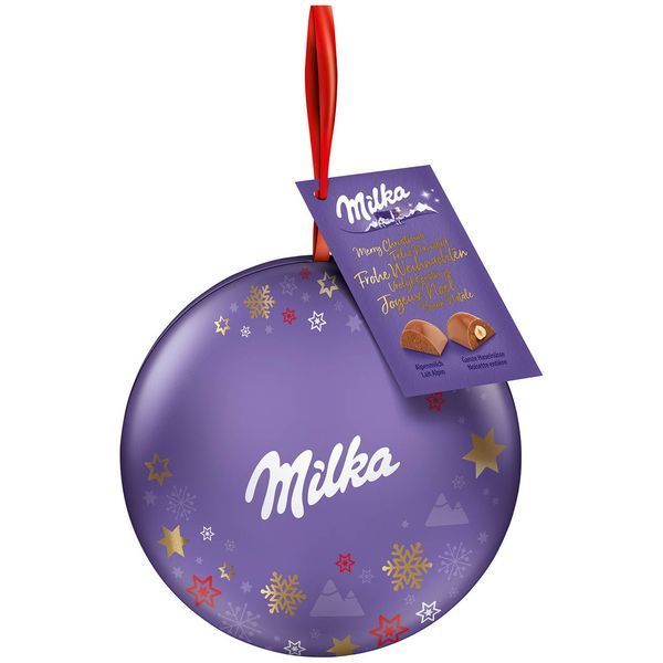 Куля на ялинку Milka Pralinen Dekokugel 110g 2291 фото