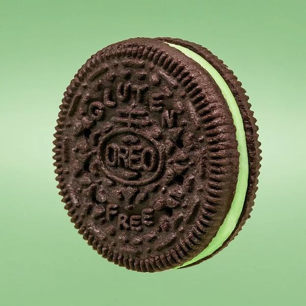 Печенье без глютена Oreo Gluten Free Mint Creme Chocolate Sandwich 353 g 4979 фото