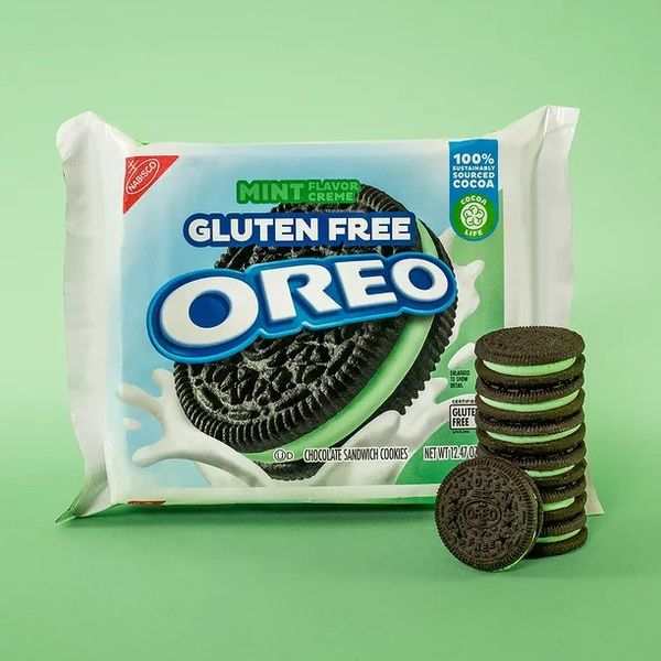 Печиво без глютену Oreo Gluten Free Mint Creme Chocolate Sandwich 353 g 4979 фото