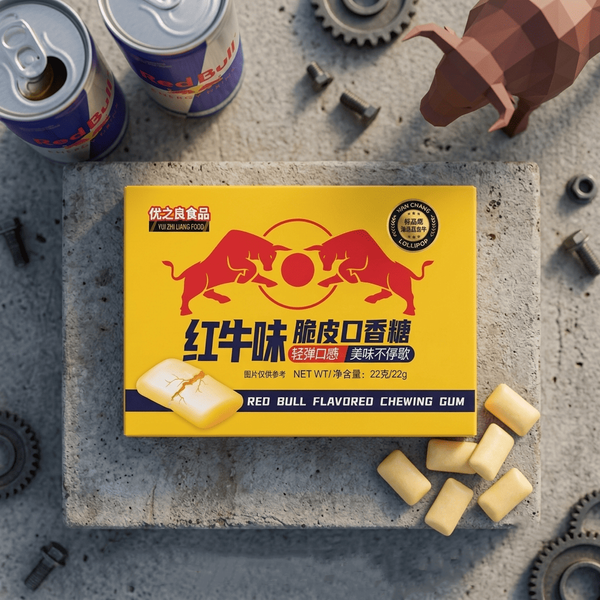 Жувальна гумка Red Bull Flavored Chewing Gum 22г 11556 фото
