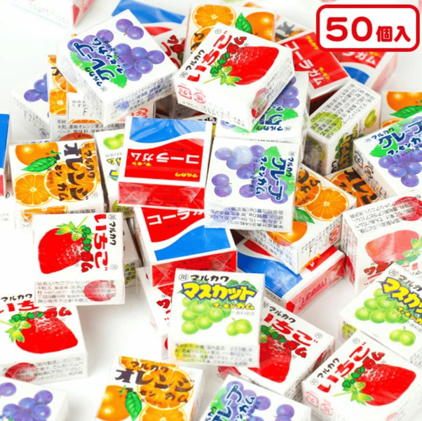 Набір жувальних гумок Marukawa Bubble Gum Assort Pack 50 шт х 40г 9891 фото