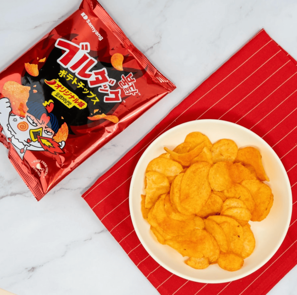 Чіпси&nbsp;Samyang Buldak Potato Chip Original 120г 9505 фото