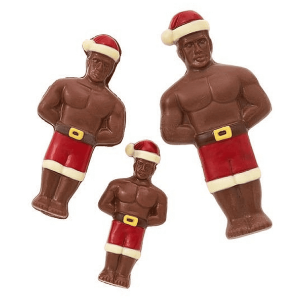 Шоколадна бомбочка Санта з міні-маршмеллоу The Perfect Man Hot Chocolate Bomb 60г 9696 фото