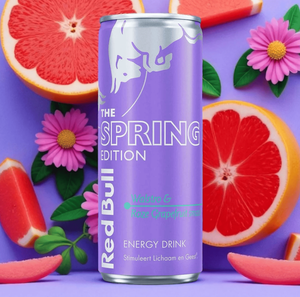 Энергетический напиток Red Bull Walstro Roze Grapefruit The Spring Edition 250 мл 9204 фото