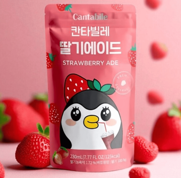 Напиток Cantabile Strawberry Ade 230мл 10635 фото