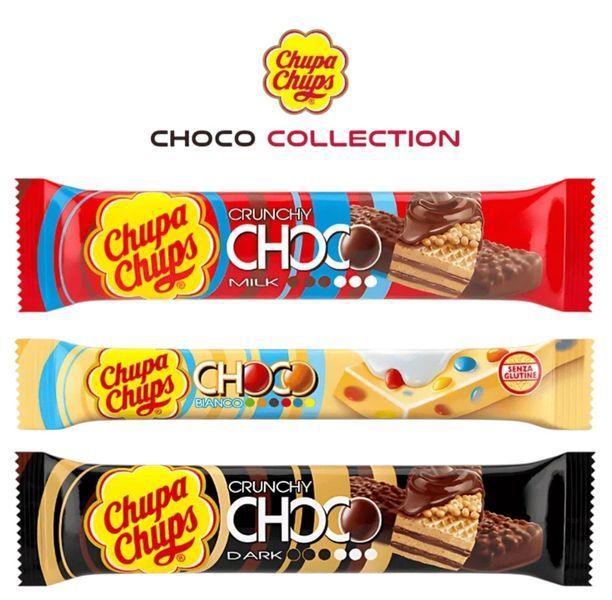 Батончик Chupa Chups Crunchy Choco Milk 27г 10484 фото