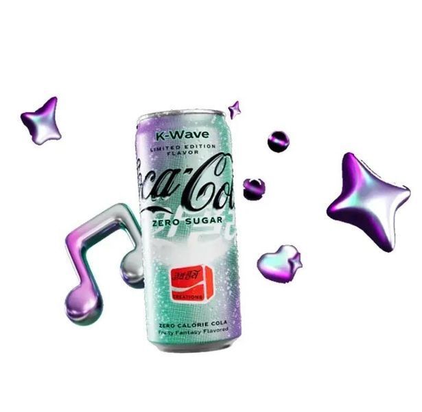 Напиток Coca-Cola K-Wave Zero Sugar Limited Edition Flavour, 250мл 6537 фото