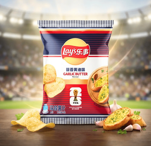 Чіпси Lay's FIFA Garlic Butter 70г 11086 фото