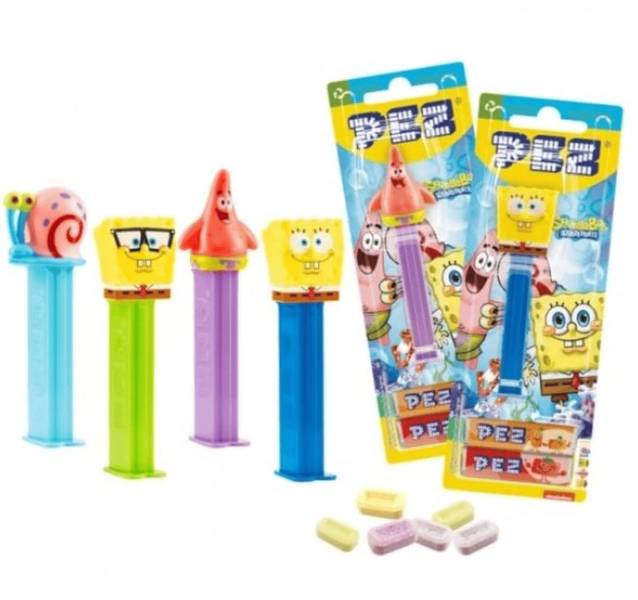 Диспенсер із цукерками Pez SpongeBob SquarePants Равлик Гері 17г 10936 фото
