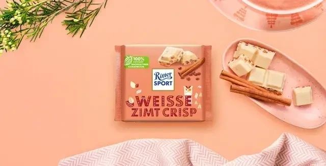 Шоколадка Ritter Sport Weisse Zimt Crisp 100g 4146 фото