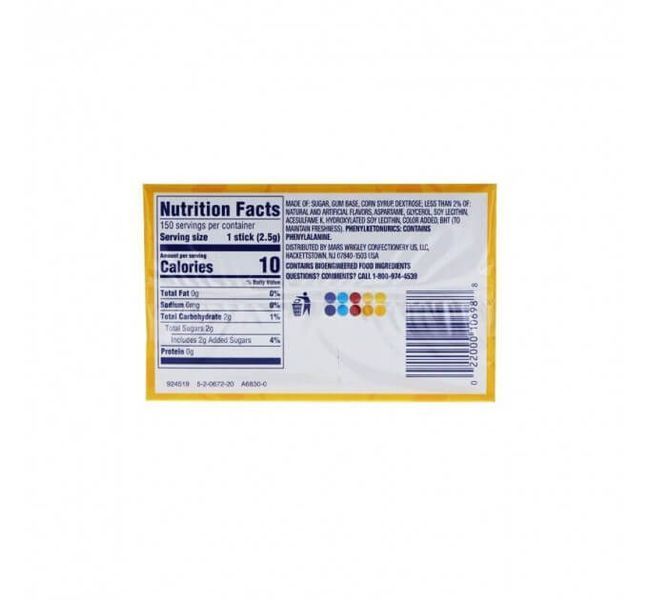 Упаковка жувальних гумок Wrigley's Juicy Fruit 200 шт. BB 07/04/2025 6184 фото