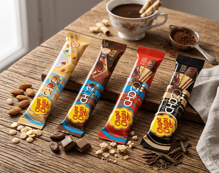 Батончик Chupa Chups Crunchy Choco Milk 27г 10484 фото