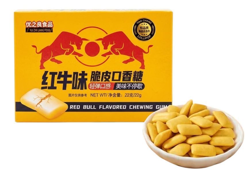Жувальна гумка Red Bull Flavored Chewing Gum 22г 11556 фото