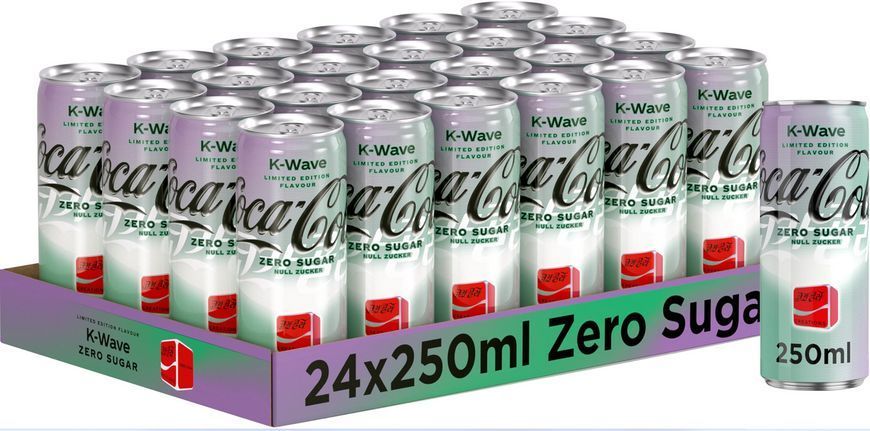 Напиток Coca-Cola K-Wave Zero Sugar Limited Edition Flavour, 250мл 6537 фото