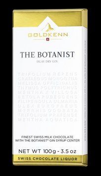 Шоколад Goldkenn The Botanist Islay Dry Gin із сухим джиновим сиропом 100г 6663 фото