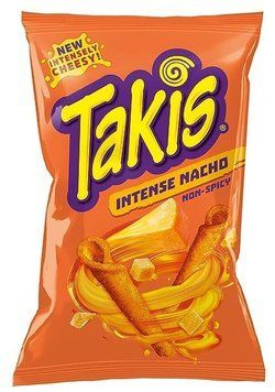 Чипсы с сыром Takis Intense Nacho Cheese Flavored Rolled 280.7г 5566 фото