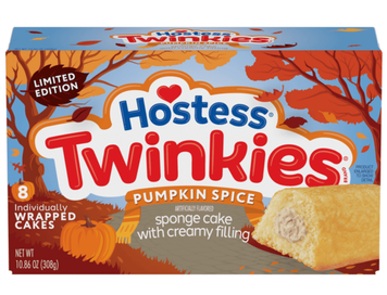 Бісквітні тістечка Hostess Twinkies Pumpkin Spice 8шт, 308г 5600 фото
