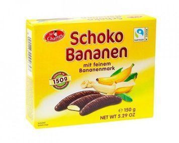 Конфеты Sir Charles Schoko Bananen 150 g 5590 фото