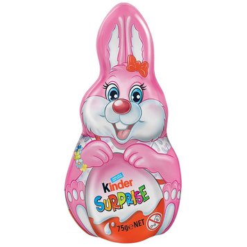 Шоколадна фігурка Kinder Surprise Pink Easter Bunny 75g 4314 фото