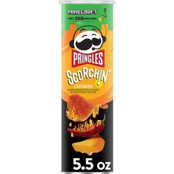 Чіпси Pringles Scorchin Cheddar 158g 5301 фото