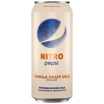 Газировка Pepsi Nitro Vanilla Draft Cola 404ml 2769 фото