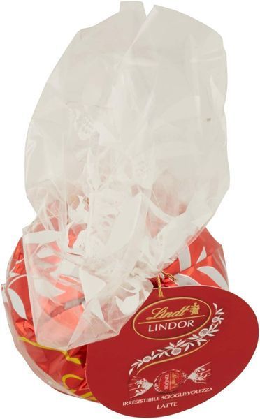 Подарунковий набір шоколадних цукерок Lindt Lindor Maxiboule Praline di Cioccolato al Latte 250 г 7675 фото