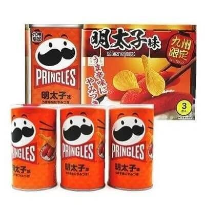 Пак чіпсів Pringles Kyushu Limited Mentaiko Flavor 3 х 53г 7243 фото
