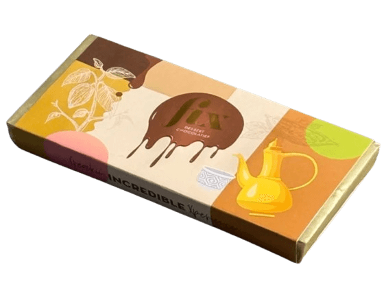 Дубайский шоколад Fix Dessert Chocolatier со вкусом карака печенья и кардамона 200г 8394 фото