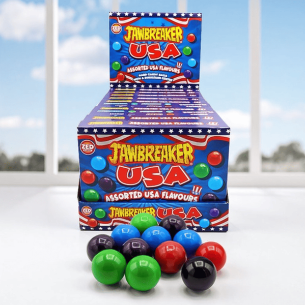 Конфеты Zed Candy Jawbreakers USA Hard Candy Balls Assorted 140г 11463 фото