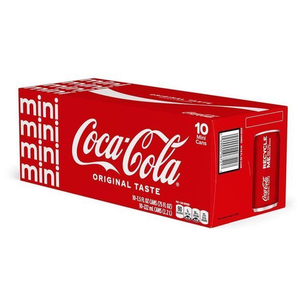 Упаковка газировки Coca-Cola Soda Soft Drink 10шт по 222мл 6200 фото