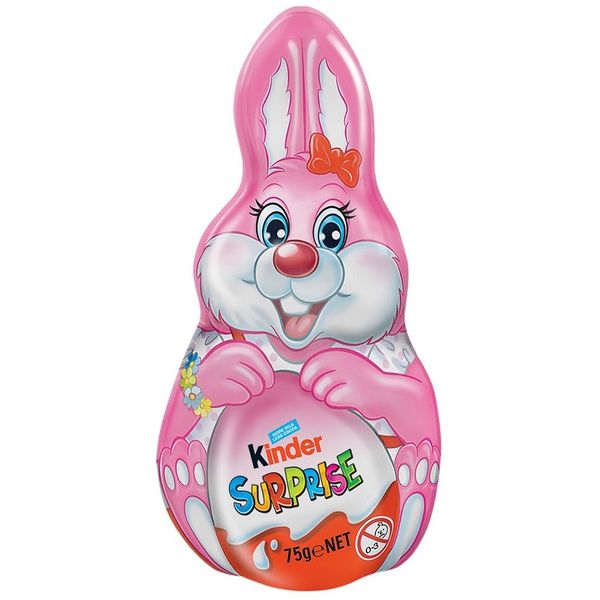 Шоколадна фігурка Kinder Surprise Pink Easter Bunny 75g 4314 фото