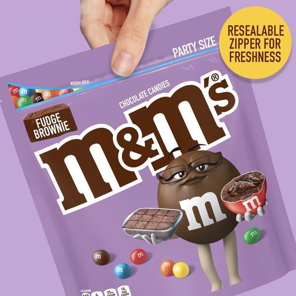 Драже M&m&rsquo;s Fudge Brownie Milk Chocolate Candy Party Size 963.9 g 5145 фото