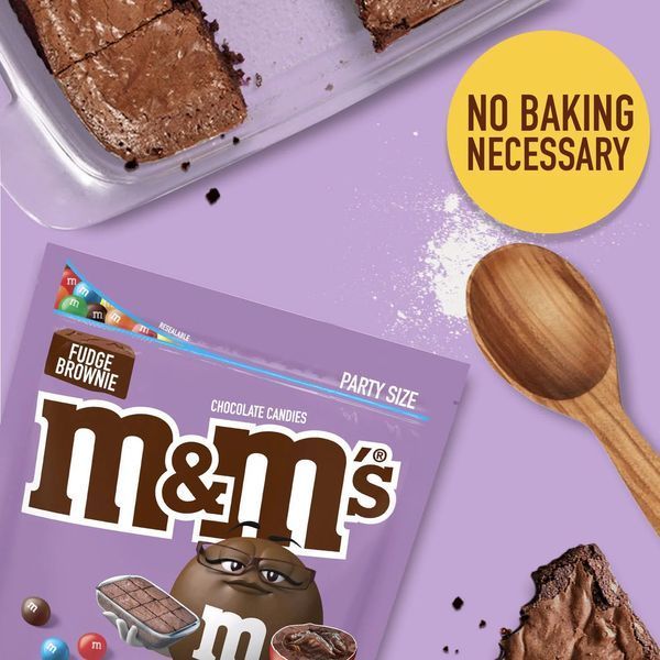 Драже M&m&rsquo;s Fudge Brownie Milk Chocolate Candy Party Size 963.9 g 5145 фото