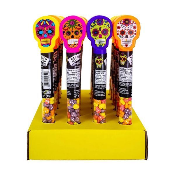 Статуэтка-Череп Halloween Day of the Dead 49g (Желтый) 4040 фото