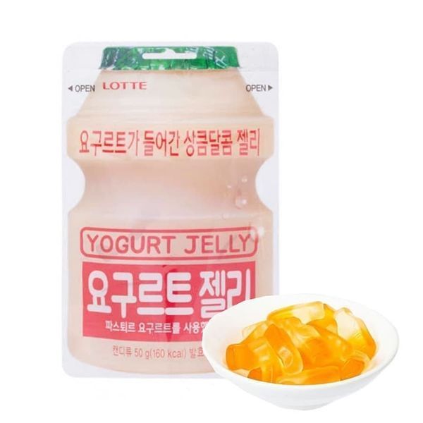Жевательные конфеты Lotte Yogurt Jelly Gummy Candy 50г 7965 фото