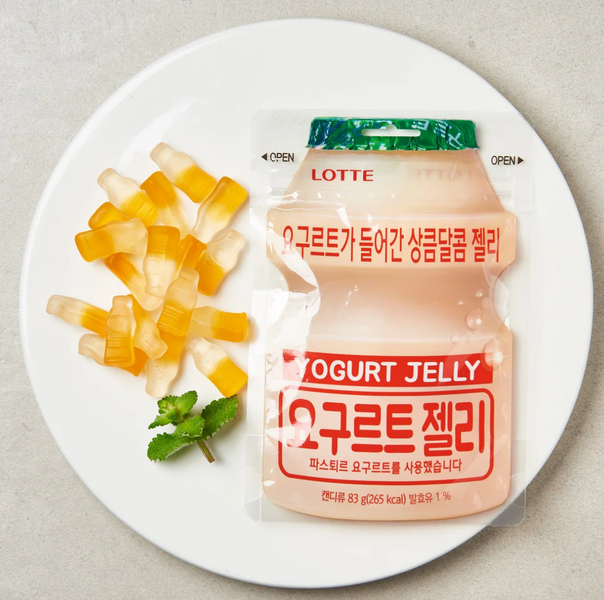 Жевательные конфеты Lotte Yogurt Jelly Gummy Candy 50г 7965 фото