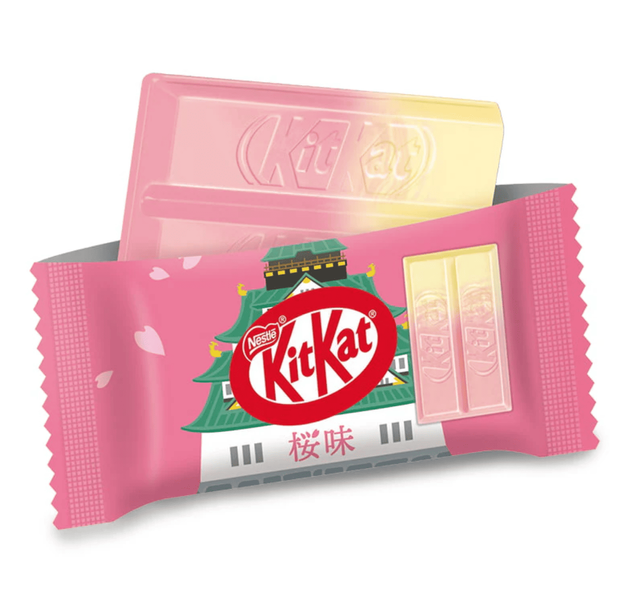 Шоколадні міні батончики Kit Kat Osaka Castle Sakura Chocolate 10шт 10440 фото