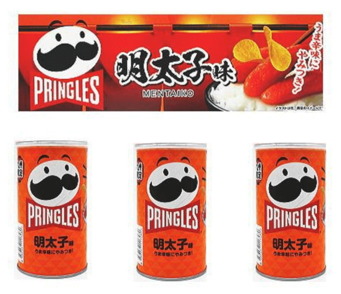 Пак чіпсів Pringles Kyushu Limited Mentaiko Flavor 3 х 53г 7243 фото