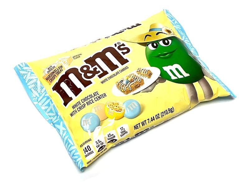 Драже M&M's White Chocolate with Crisp Rice Center 210.9g 4836 фото