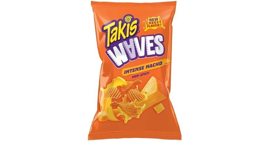 Чіпси Takis Intense Nacho Waves хвилясті з сиром 70.9 г 6772 фото