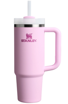 Термочашка Stanley Quencher H2.0 FlowState Cherry Blossom з ручкою та трубочкою Рожева 1183 мл 8762 фото