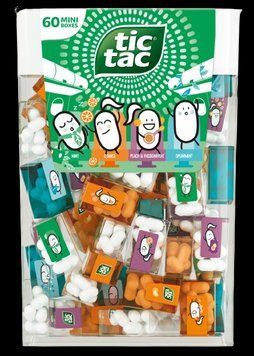 Драже Tic Tac Lilliput Mixed 60 мини-коробочек 228 г 6993 фото
