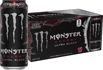 Блок енергетиків Monster Ultra Black Sugar Free 15x473 ml 5309 фото