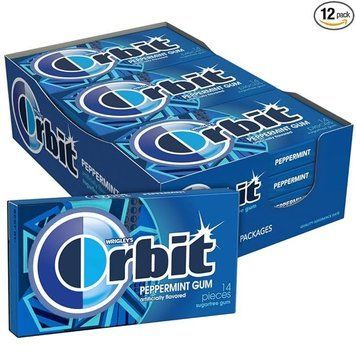 Жувальна гумка ORBIT Gum Peppermint Sugarfree Chewing Gum 12 шт 5823 фото