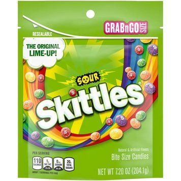 Желейки Skittles Sour Candy Gummy Candy Grab N Go 204.1g 5146 фото