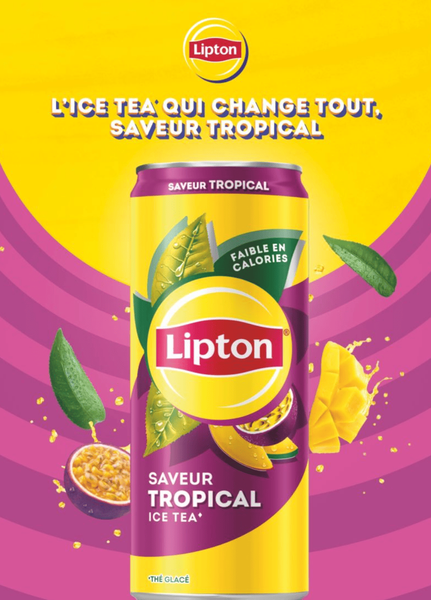 Холодный чай Lipton Ice Tea Saveur Tropical 330мл 9462 фото