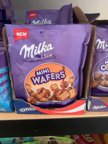 Вафлі в шоколаді Milka Mini Wafers 110g 2239 фото