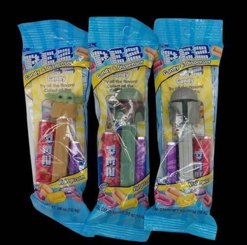 Диспенсер із цукерками PEZ Star Wars Boba Fett Twin Pack 1 шт 6201 фото